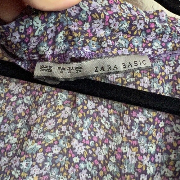 Zara Floral Sheer Blouse - Picture 5 of 6